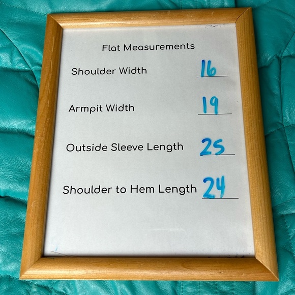 Danier Leather Teal Down Quilted Jacket Asymmetrical High Collar … - Picture 9 of 9